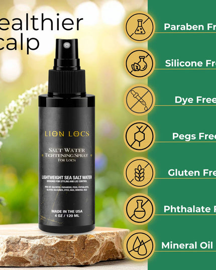 Lion Locs Salt Water Tightening Spray - VEGAN