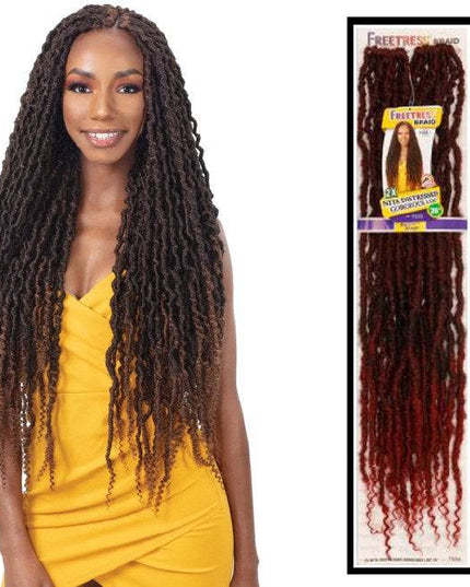 Freetress- Nita Distressed Gorgeous Locs26" 1B