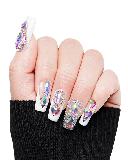 LOVFUL Aurora Light Handmade Reusable Press on Nails H36