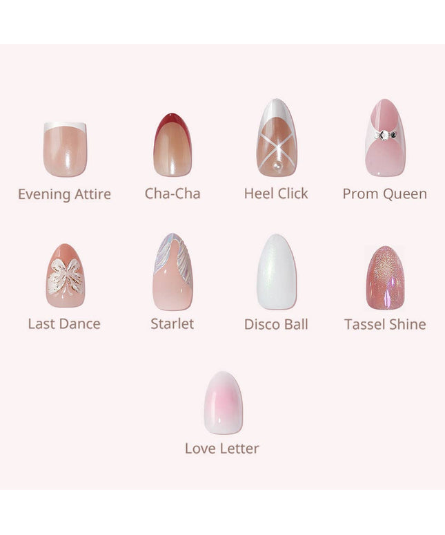 3D French Tip Press On Nails Bulk-BTARTBOX Spring