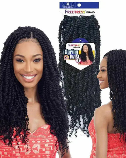 FreeTress Crochet Braids Spring Twist 18"