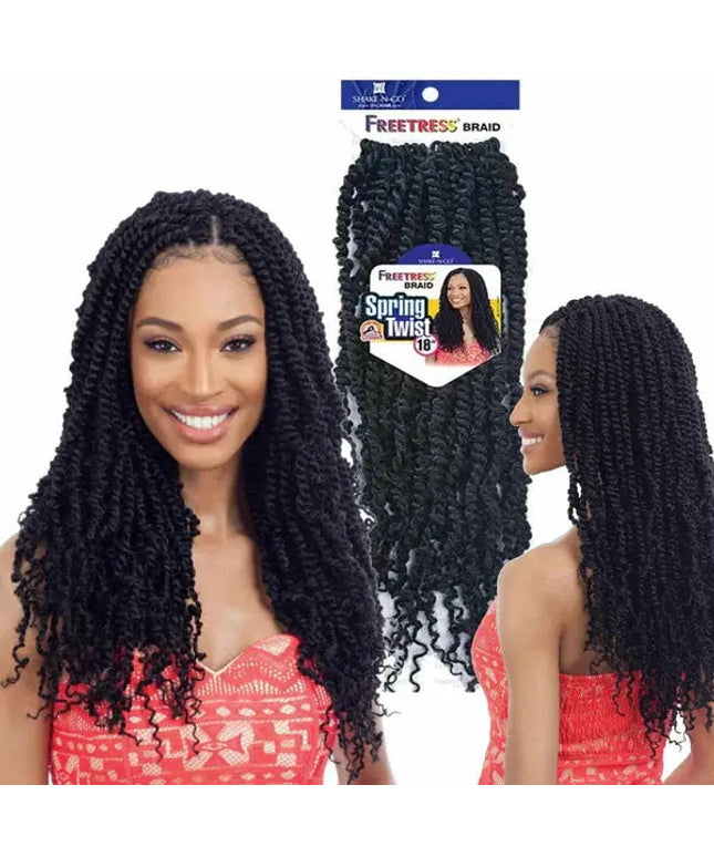FreeTress Crochet Braids Spring Twist 18"