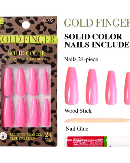 Kiss GF Solid Color Nails