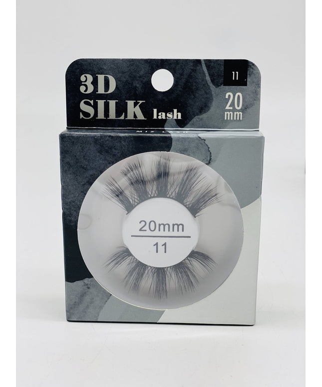 SILVER Miz Lash 3D Silk 20mm/25mm - 20MM #13 - SILK