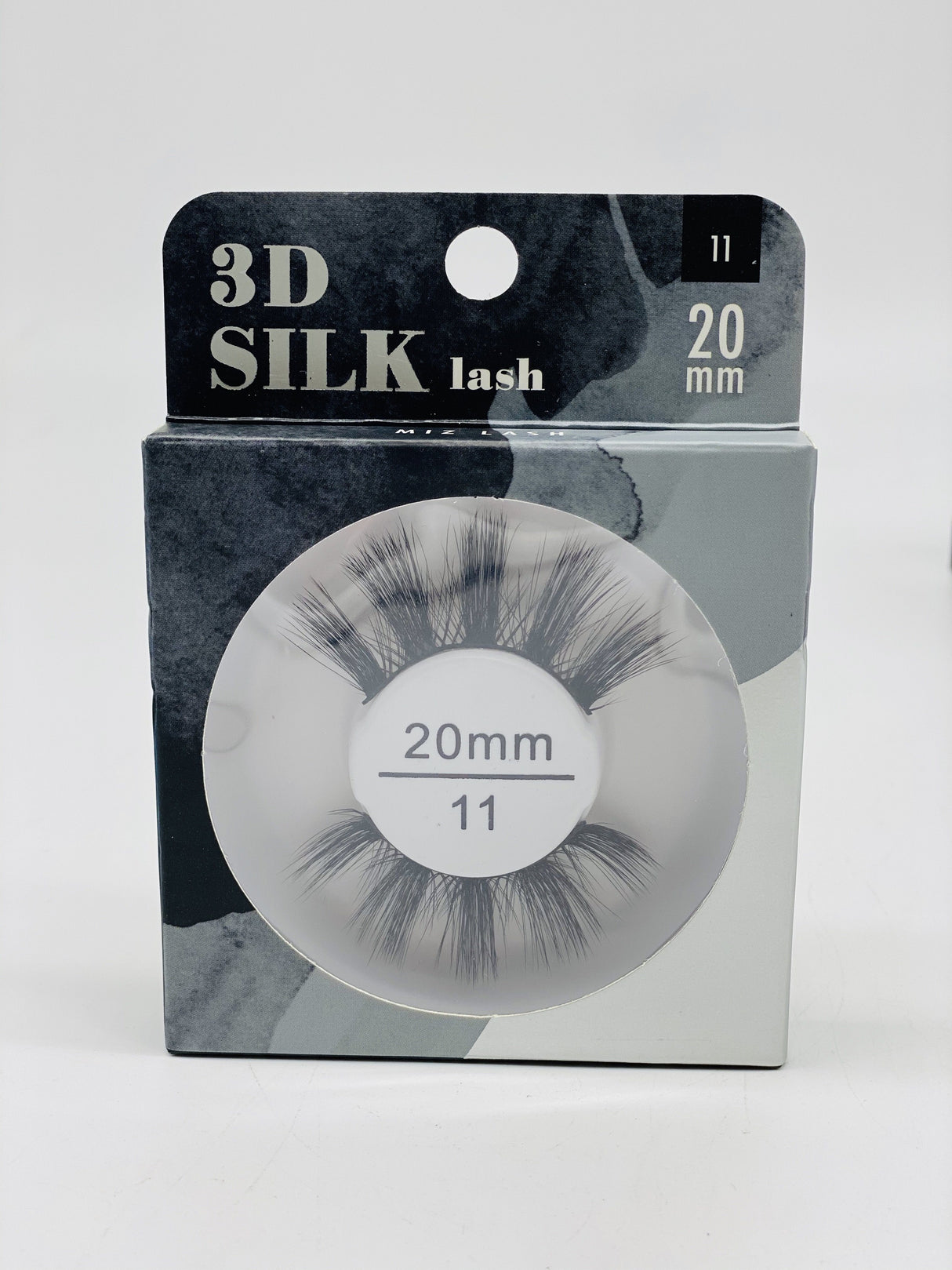 SILVER Miz Lash 3D Silk 20mm/25mm - 20MM #13 - SILK