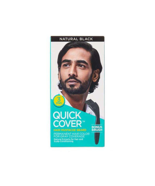 Kiss Quick Cover Hair/Mustache/Beard #QMC03 (PC) - Multiple Colors QMC03 NATURAL