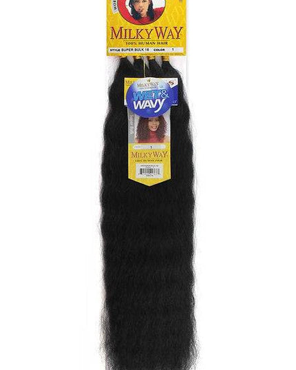 MilkyWay- 100% Human Hair/ Super Bulk 18"