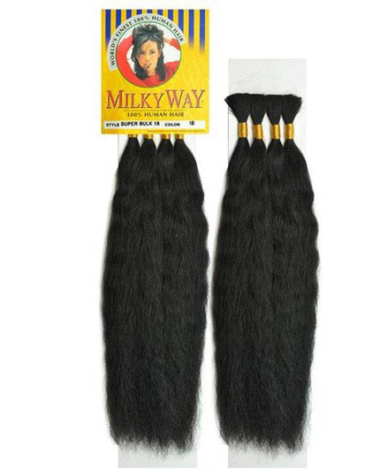 MilkyWay- 100% Human Hair/ Super Bulk 18"