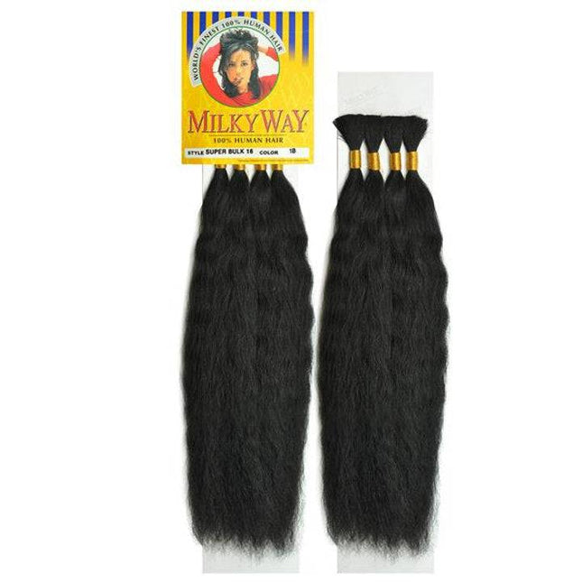 MilkyWay- 100% Human Hair/ Super Bulk 18"