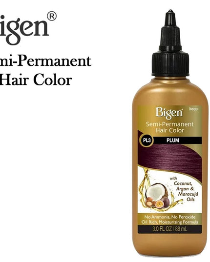 Bigen Semi Permanent Hair Color PL3 Plum 3 Oz