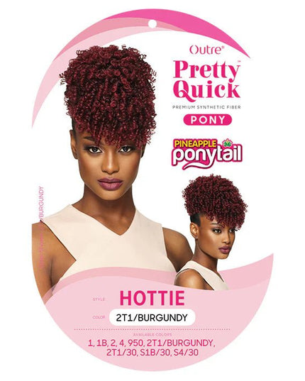 Pretty Quick Pinapple Ponytail Hottie Color: 4
