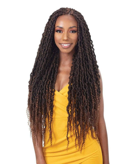 Freetress- Nita Distressed Gorgeous Locs26" 1B