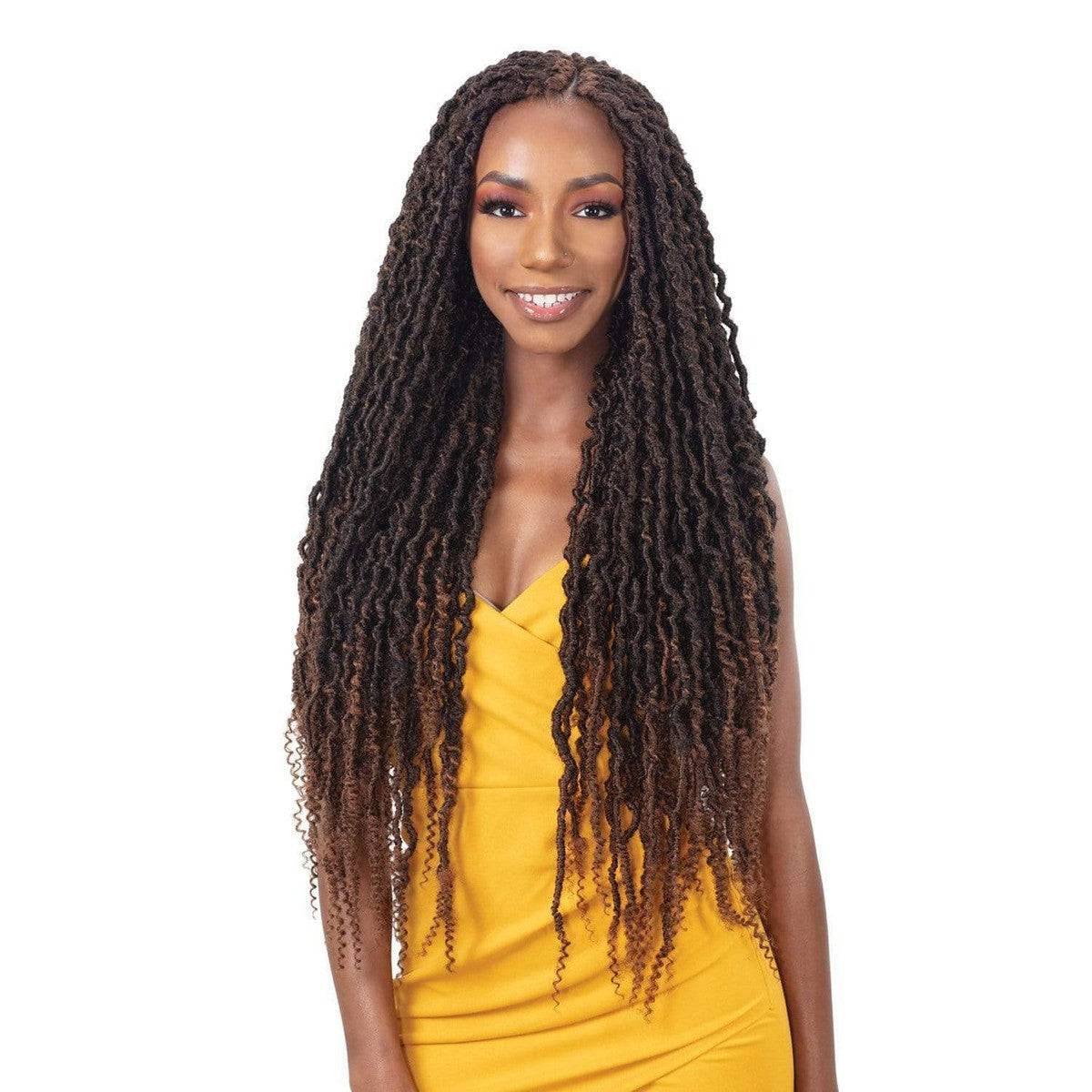 Freetress- Nita Distressed Gorgeous Locs26" 1B