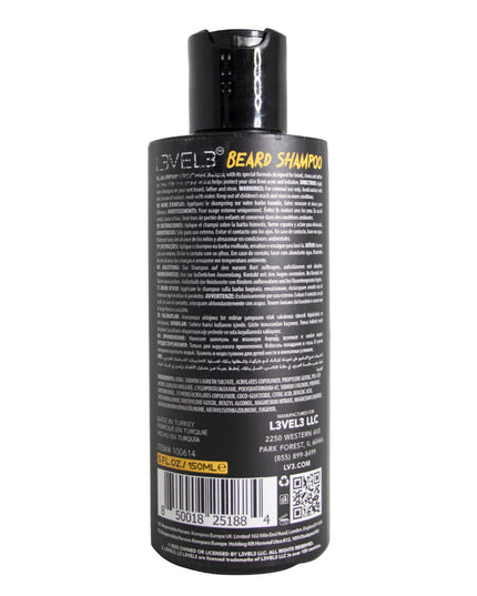 L3VEL3 Beard Shampoo 5oz