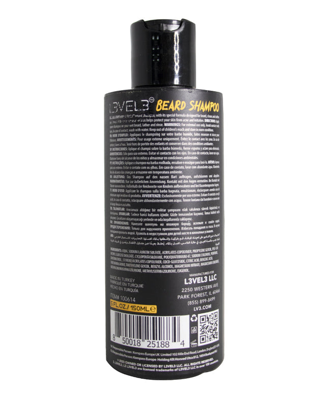 L3VEL3 Beard Shampoo 5oz