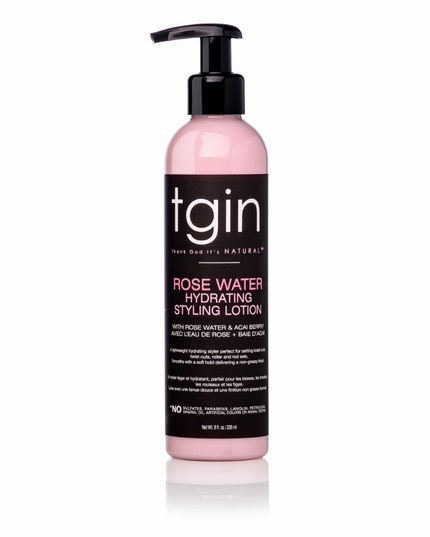 Tgin Rose Water Hydrating Styling Lotion 8oz