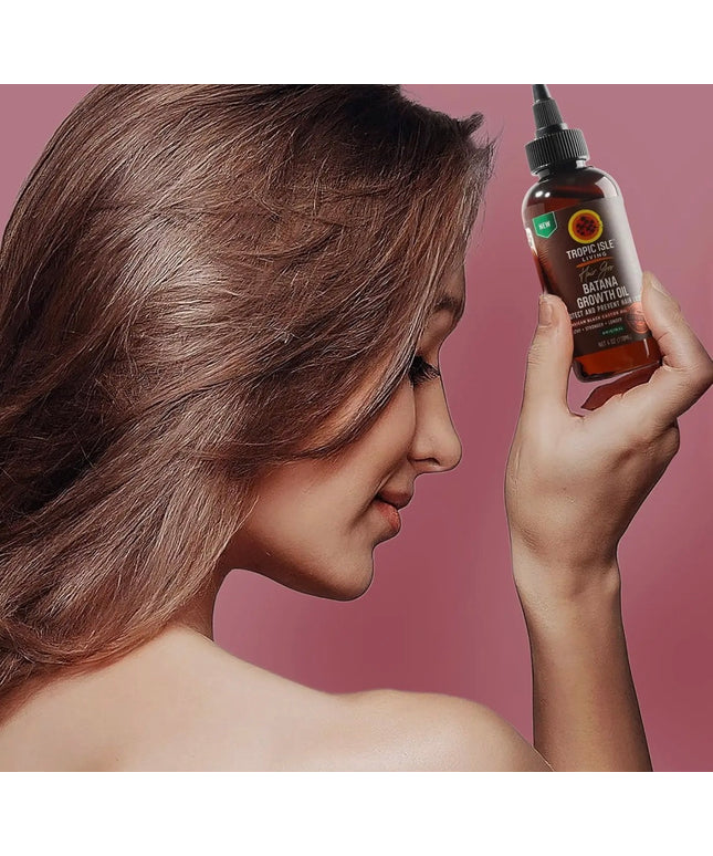 Tropic Isle Living- Hair Gro- Batana Growth Oil 4oz