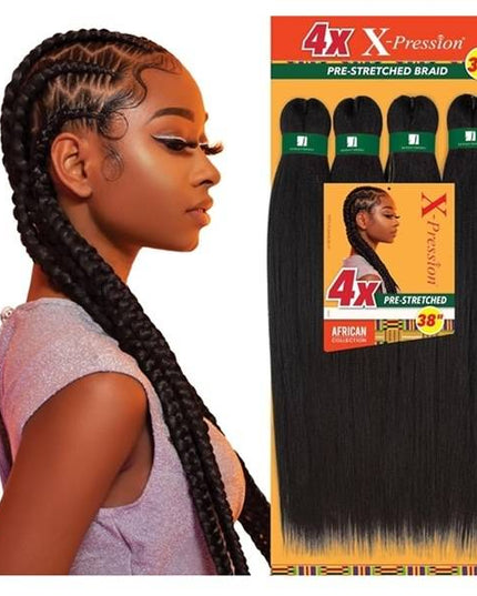 4X X-Pression Pre-Stretched Braid 38"